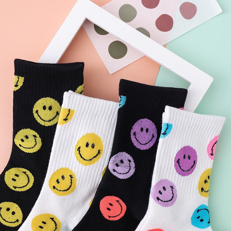 Hellosocky - Smiley Obsession Sockies 4 pack 1+1 FREE